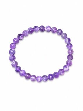 Amethyst Beaded Healing String Bracelet